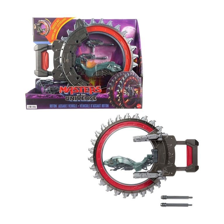 MOTU HE-MAN VEHICULO ROTON COMBATE SKELETOR CUCHILLAS GIRATORIAS