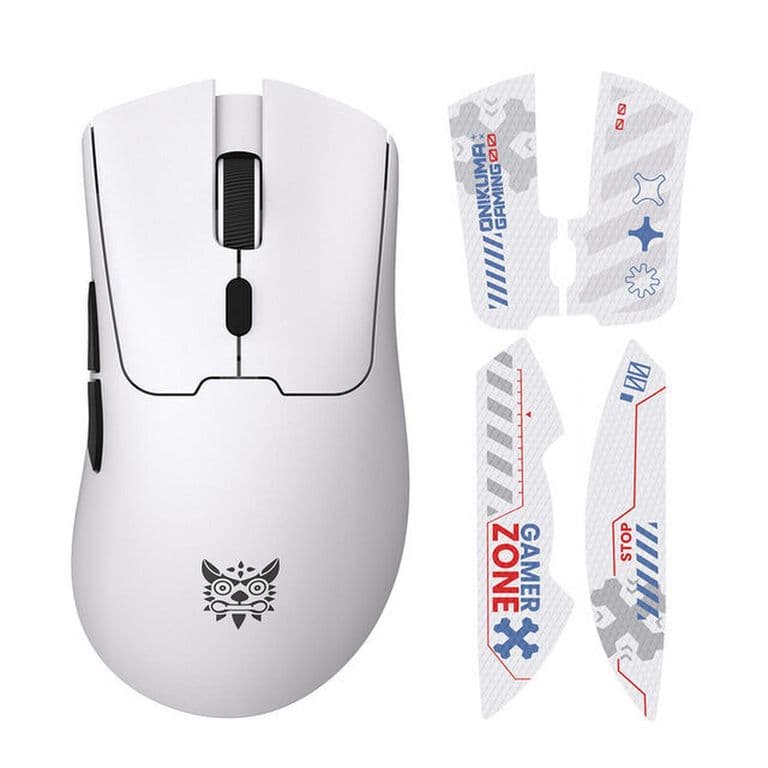 Mouse Gamer Inalambrico Tri Mode DM01 - Blanco Blanco