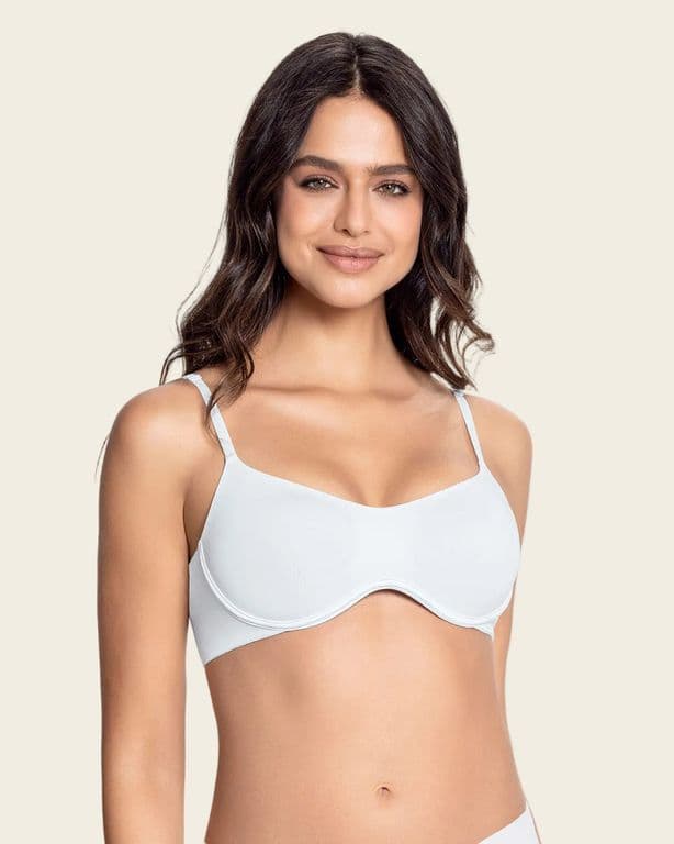 Sosten ultraliviano con copas internas fijas 71360 Blanco 38B