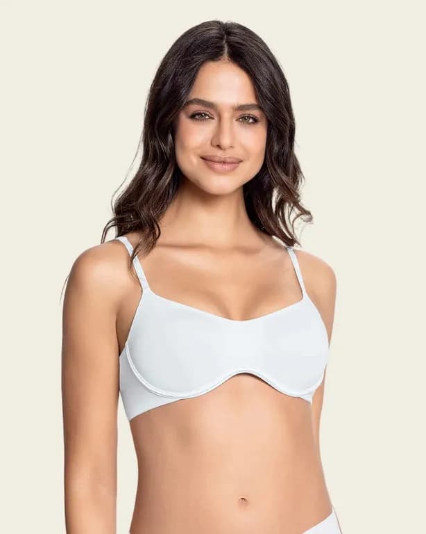 Sosten ultraliviano con copas internas fijas 71360 Blanco 34B