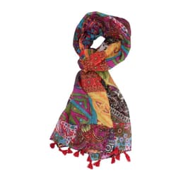 Panuelo Mujer Square Scarf Rojo Rojo TALLA UNICA