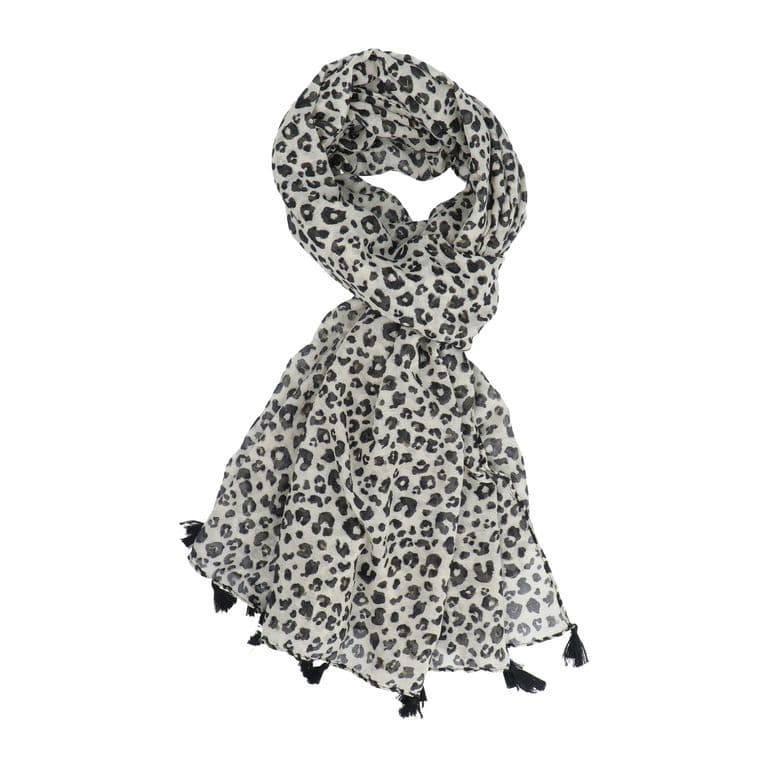 Panuelo Mujer Cheetah Scarf Negro Negro TALLA UNICA
