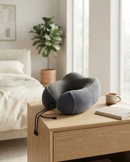 Almohada de Cuello Ergonomica Viajes y Oficina Soporte 360