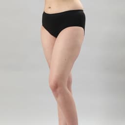Calzon Menstrual Flujo Abundante Mujer Negro L