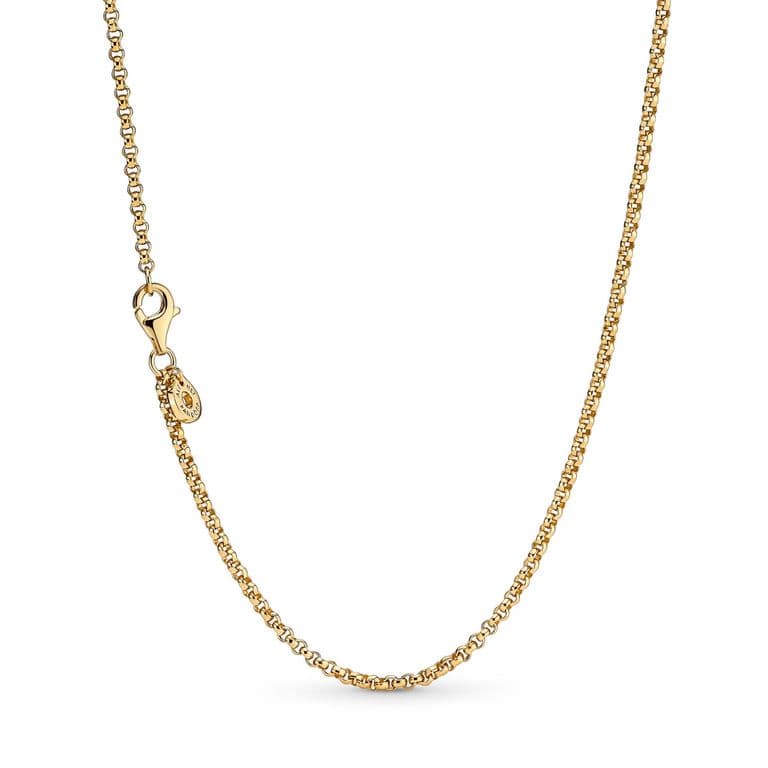 Collar Rolo Recubrimiento Mujer Dorado
