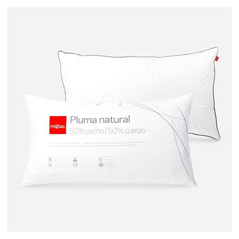 Almohada Pluma Natural 50% KING