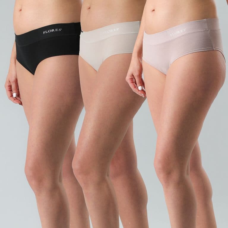 Pack 3 Pantaleta Mujer Negro S