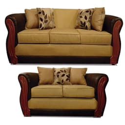 Juego De Living Girona 3+2 T/Pu Elegant Detail Beige