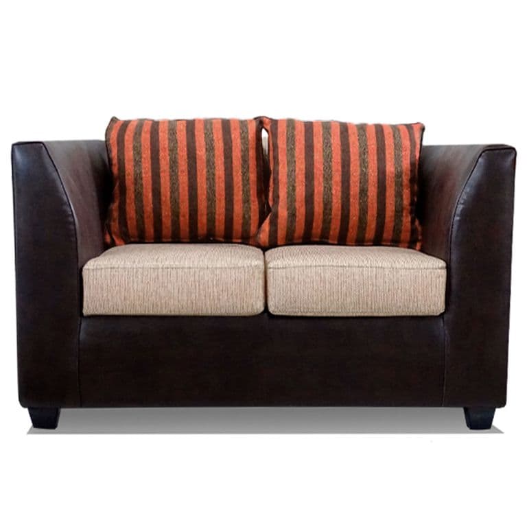 Sofa Valentino 2 Cuerpos T/Pu Beige