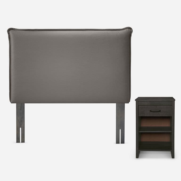 Set Muebles Maurice 1.5 Plazas Gris