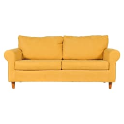 Sofa 2 Cuerpos Retro Tela Oro
