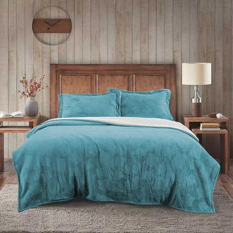 Cobertor Embossed Celeste KING