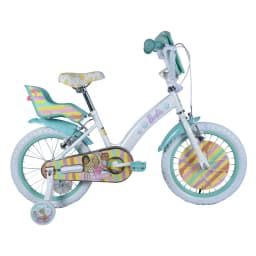 Bicicleta Infantil Barbie Aro 16 Blanco