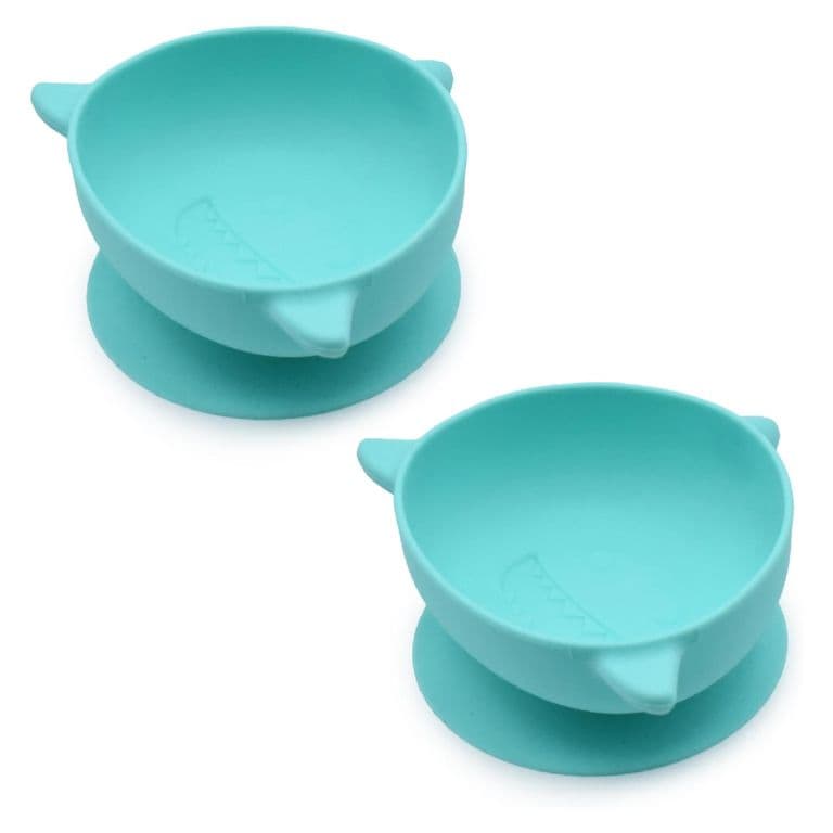 Pack De 2 Bowls De Silicona Con Succion Tiburon