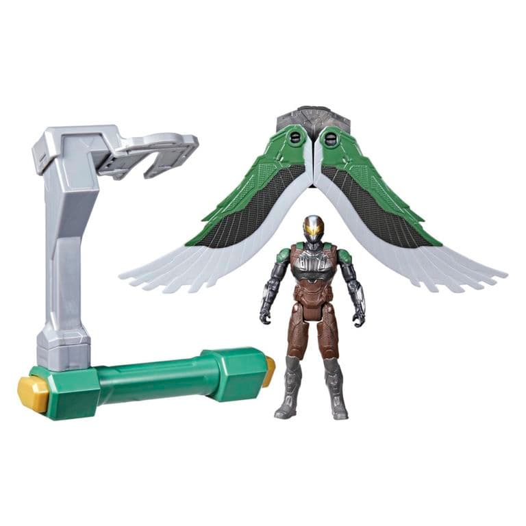 Figura De Accion Epic Hero Series Capitan America Brave New World Falcon Vuelo Controlado