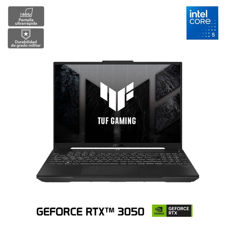 Notebook Gamer TUF Gaming F16 FX607 Intel Core 5 NVIDIA GeForce RTX 3050 16GB RAM 512GB SSD 16 FHD+ 144Hz