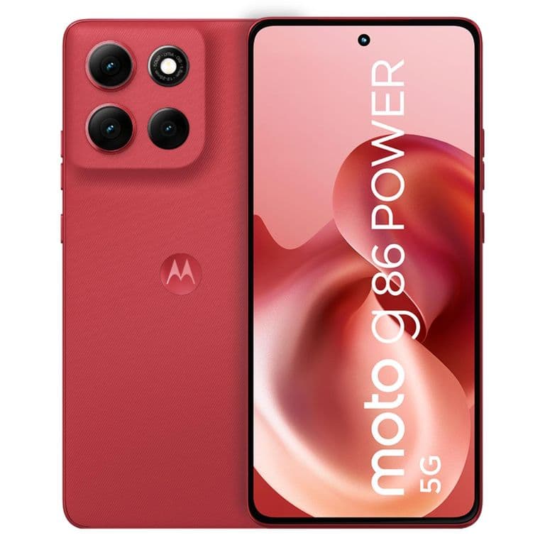 Celular Moto g86 Power 256GB Rojo
