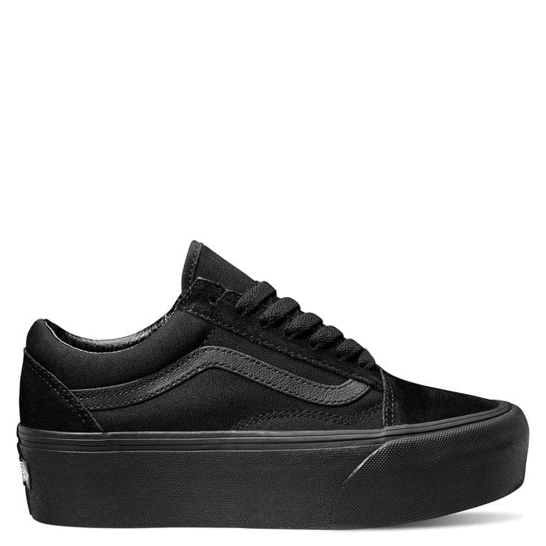 Ua Old Skool Stackform Zapatilla Urbana Mujer Negro 36 CL