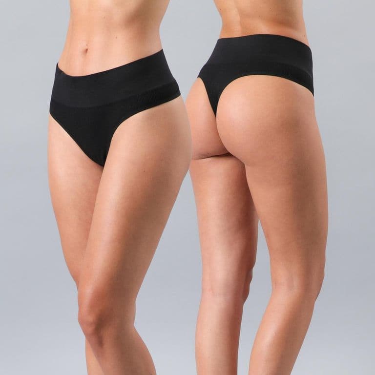 Pack 2 Calzones Colaless Mujer Negro S