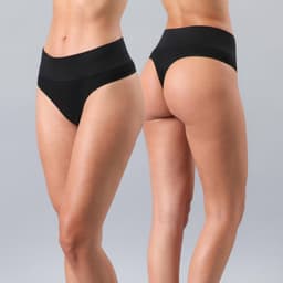 Pack 2 Calzones Colaless Mujer Negro L