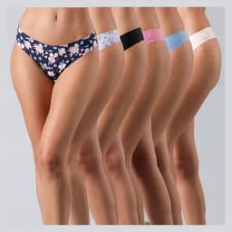 Pack 6 Colaless Bonded Microfibra Mujer Multicolor 1 M