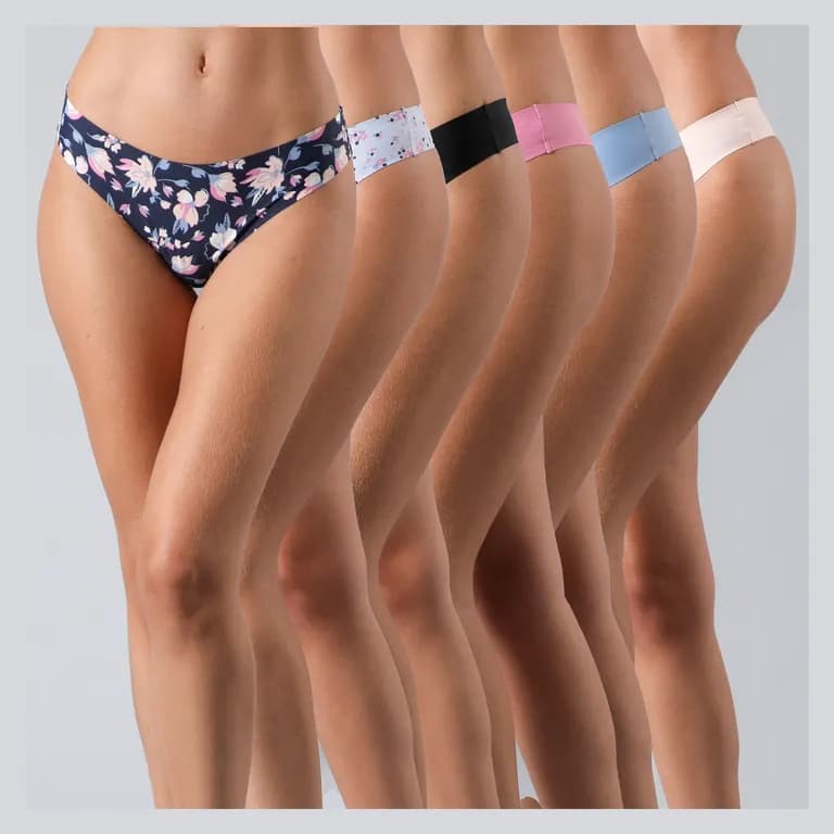 Pack 6 Colaless Bonded Microfibra Mujer Multicolor 1 M