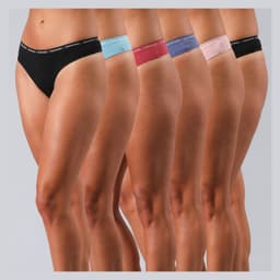 Pack 6 Colaless Algodon Mujer S