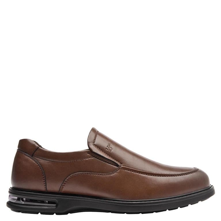Zapato Formal Hombre Cuero Cafe 39 CL