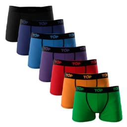 Pack 7 Boxers Medios Nino Algodon 14