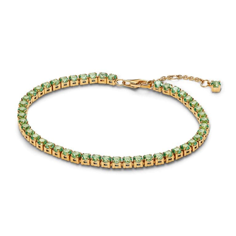 Brazalete Tenis Verde Brillante Mujer VERDE 16
