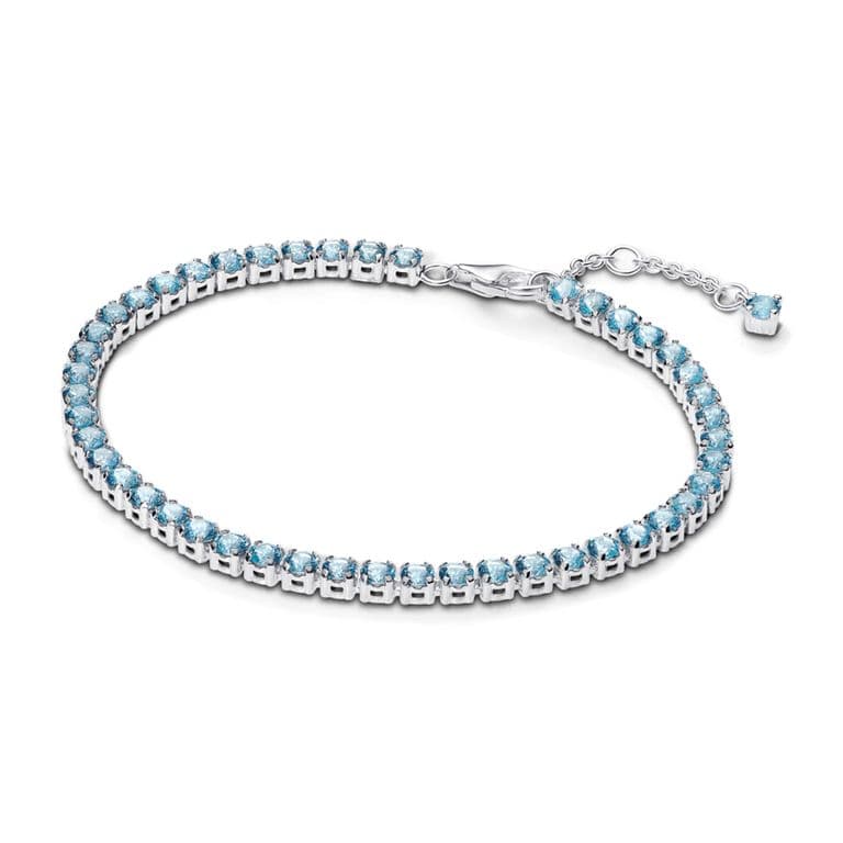 Brazalete Tenis Azul Brillante Mujer AZUL 16