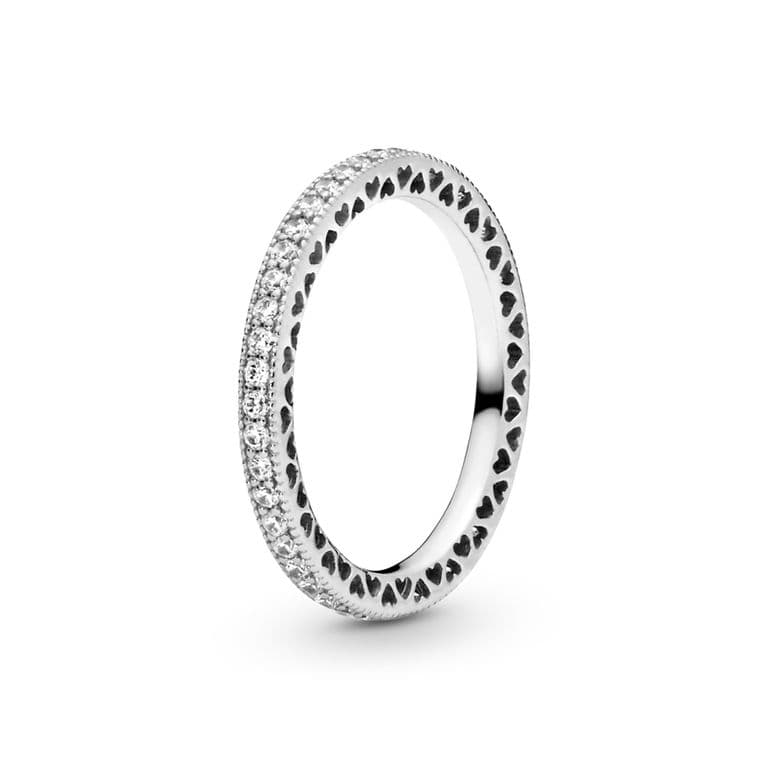 Anillo En Plata Corazones Mujer 48