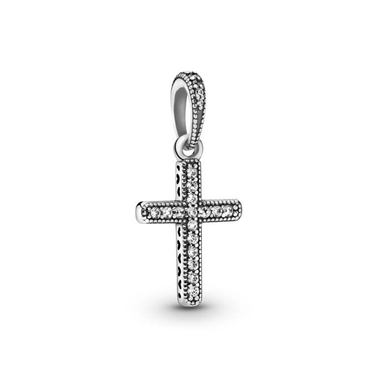 Colgante en Plata de Ley Cruz Mujer