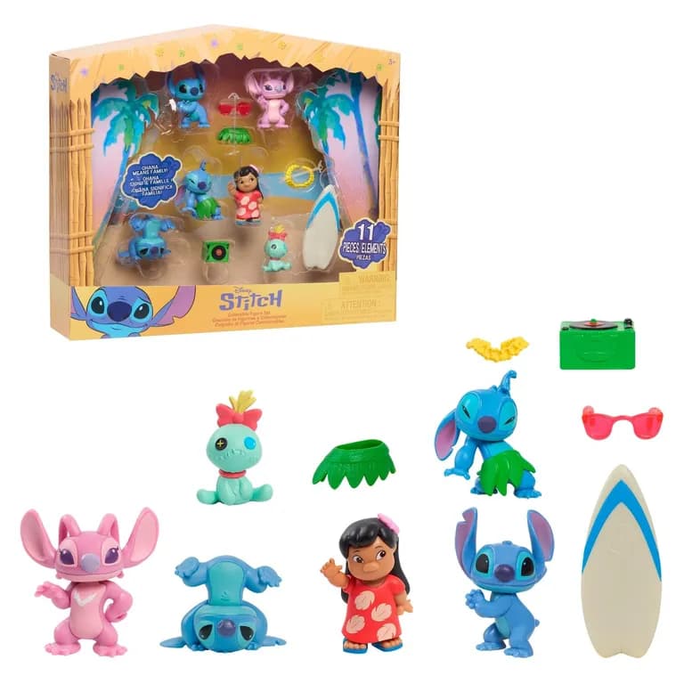 Stitch Set De Figuras Coleccionables