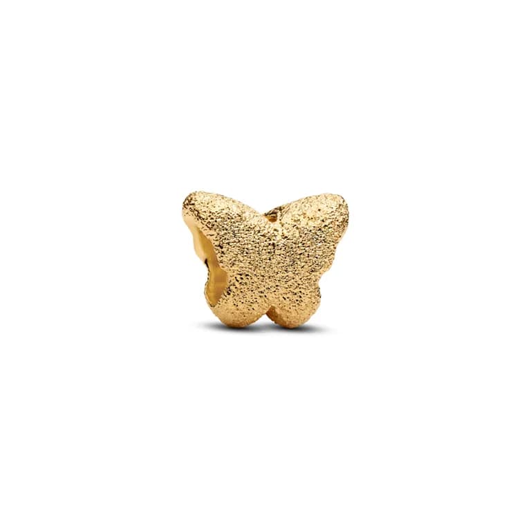 Mini Charm Mariposa Con Textura Mujer