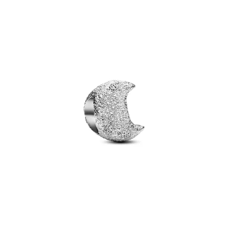 Mini Charm Luna Con Textura Mujer