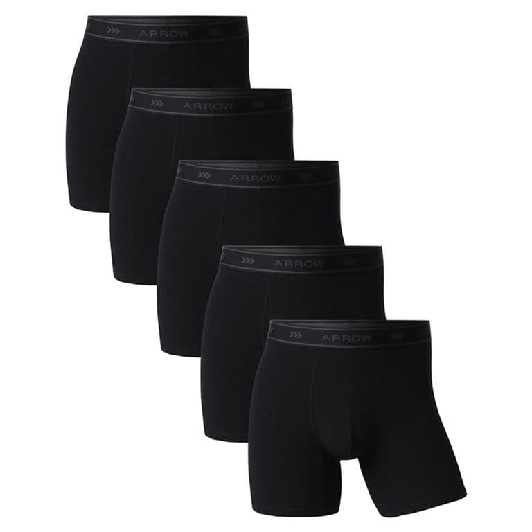 Pack 5 Boxers Algodon Hombre M