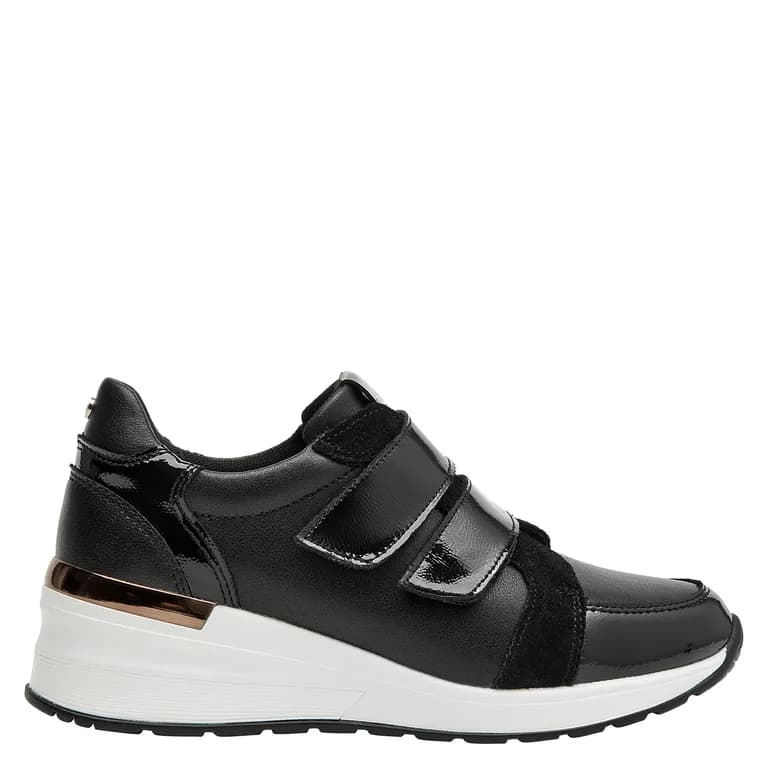 Zapatilla Urbana Mujer Cuero Negro 38 CL