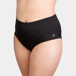 Hikini Microfibra Bondeado Control Abdomen Mujer Negro S