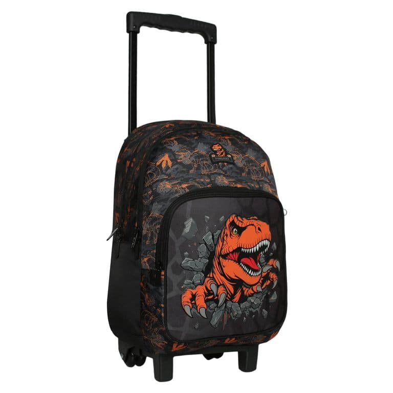 Mochila Con Carro Infantil Chips Naranja