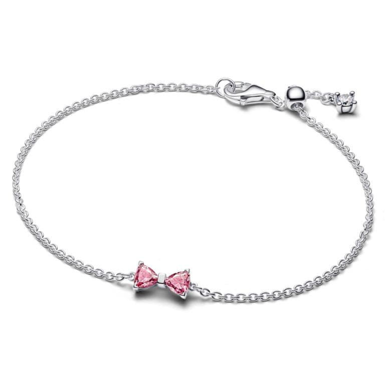 Brazalete Cadena con Mono Rosa Mujer 20
