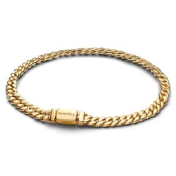 Brazalete de Cadena Cubana Dorado 16