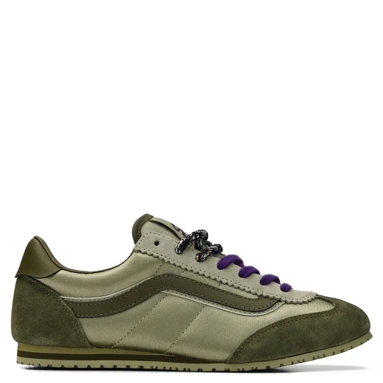 Super Lowpro Zapatilla Urbana Mujer Cuero Verde 36 CL