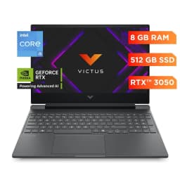 Notebook Gamer Victus 15-fa2009la Intel Core i5 8 GB RAM NVIDIA GeForce RTX 3050 512 GB SSD 15.6" FHD 144 Hz