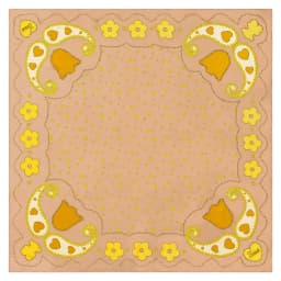 Panuelo Cuadrado Arena Motifs Paisley