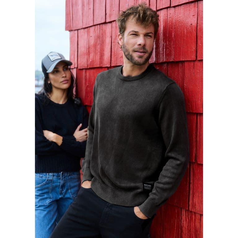 Sweater Tros Organico Hombre Negro S