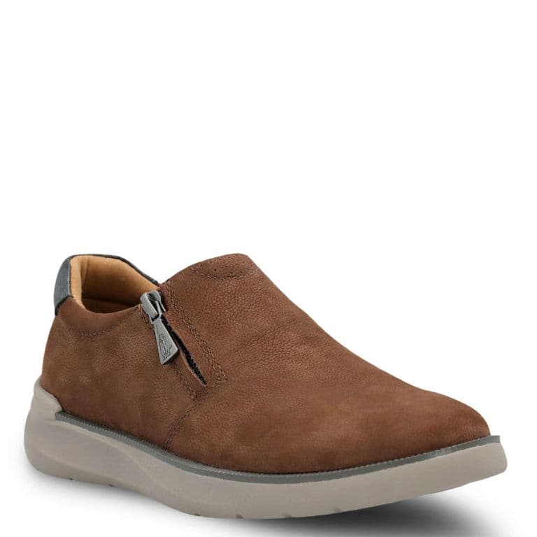Slip On Marty Zapatilla Urbana Mujer Cuero Cafe 35 CL