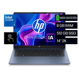 Notebook OmniBook 3 AI 14-ht0061la Intel Core 5 8 GB 512 GB SSD 14" Tactil 2K
