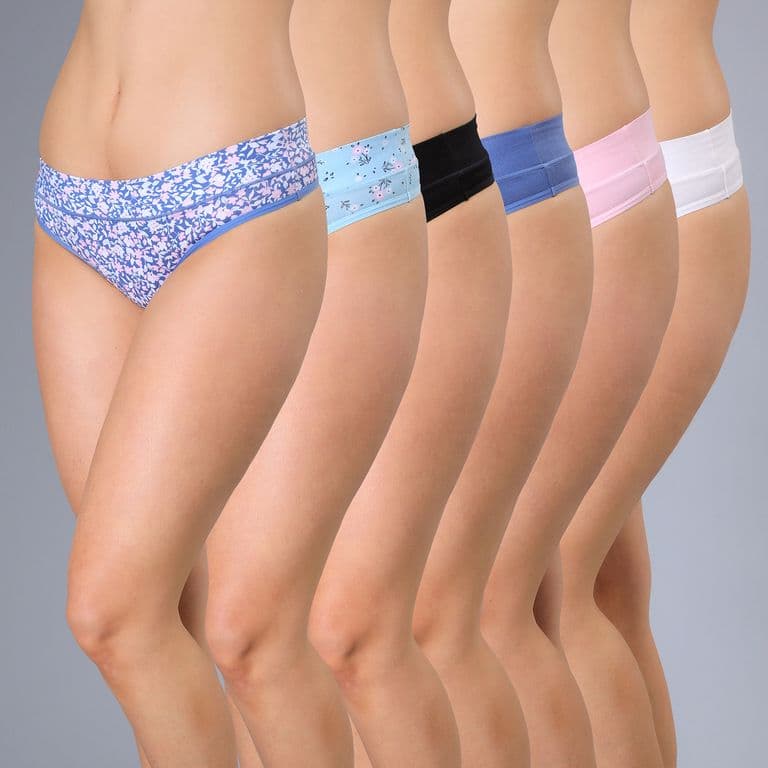 Pack De 6 Culottes Mujer Algodon