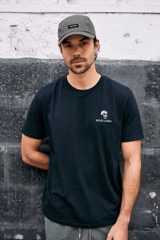Polera Manga Corta Hombre Negro M